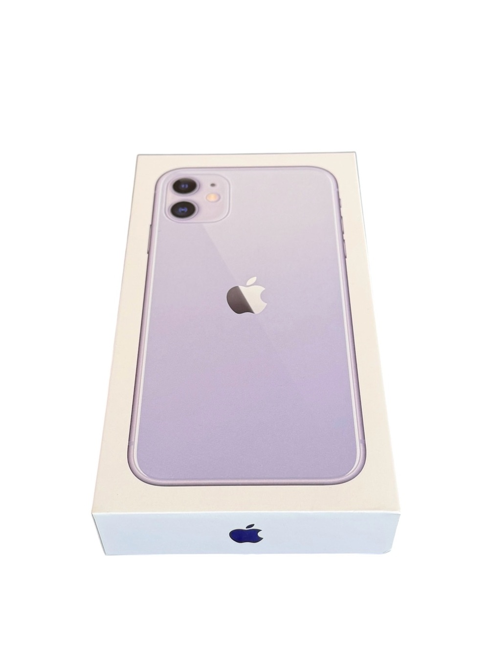 Apple iPhone 11 Purple Retail Box Only w/ Inserts & SIM Tool 64GB - NO PHONE